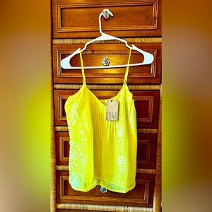 BILLABONG Sheerly Mine Cami Top Dandelion Medium NWT